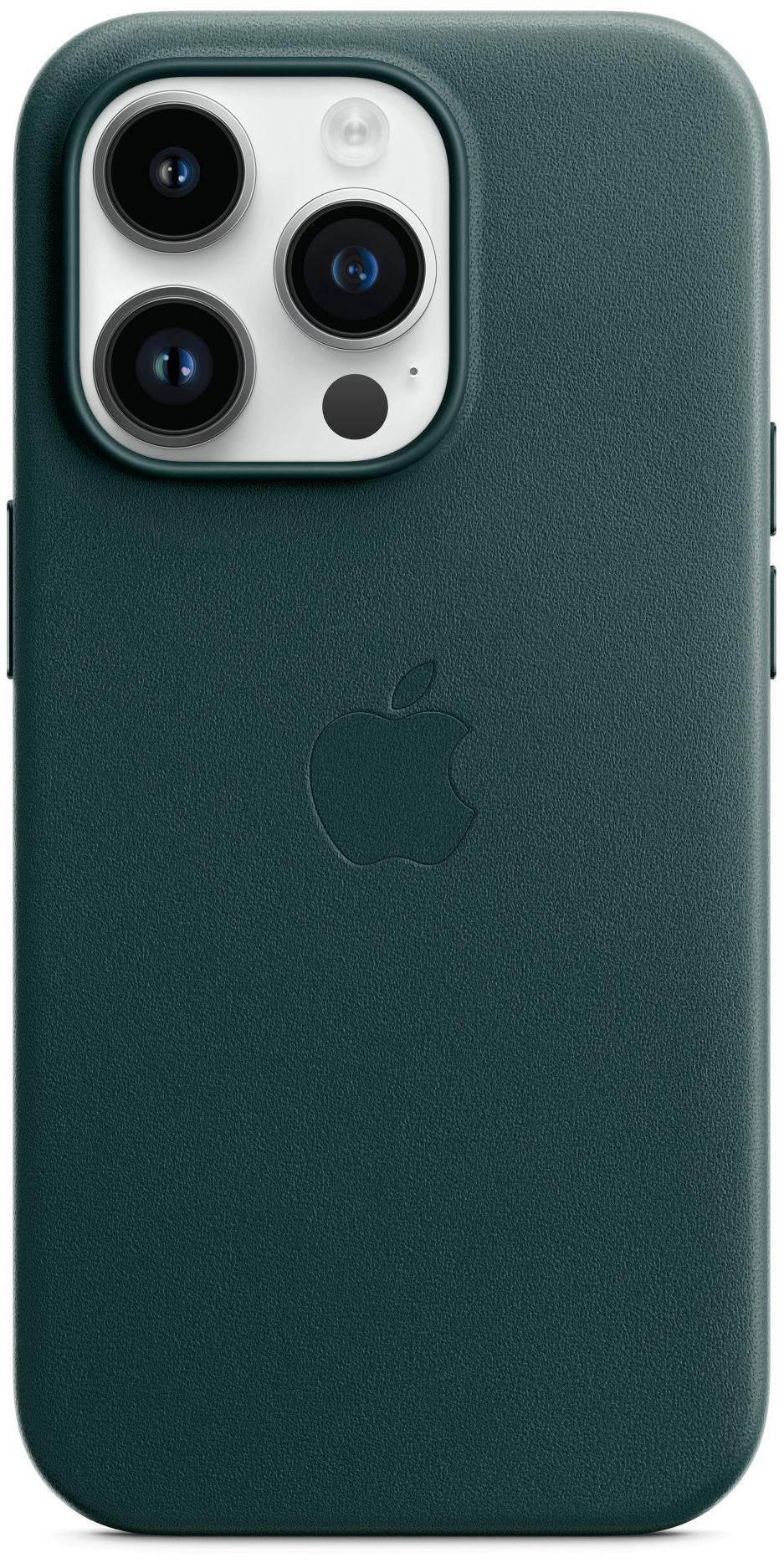 КожаныйчехолдляiPhone15Pro/LeatherCasewithMagSafe-Evergreen