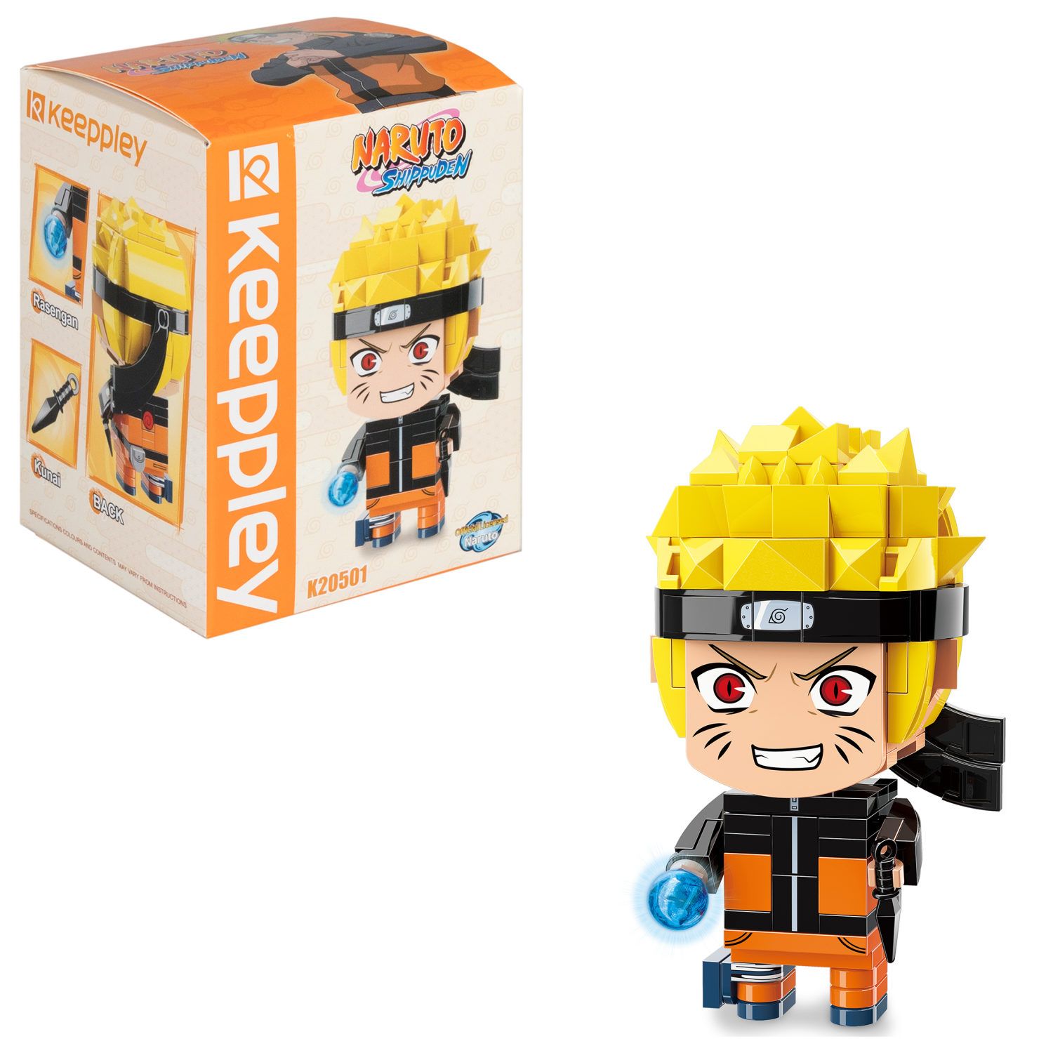 Naruto 3d конструктор аниме Наруто Узумаки 160 деталей. 1TOY