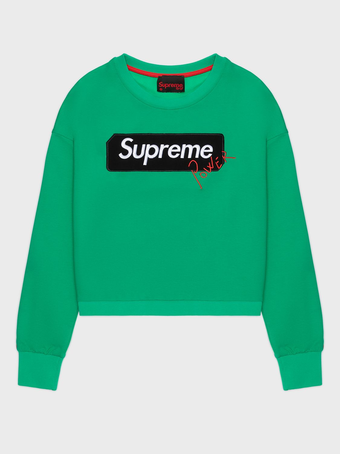 Green clearance supreme crewneck