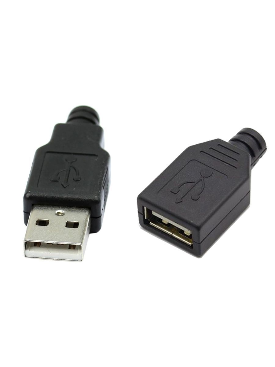 Штекер+ГнездоUSB2.0(А)папа-мамаразборные