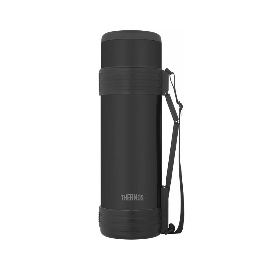 THERMOS 1л NCD, 24/24, чёрный - безупречное качество с 1904 (NCD-1000 BK) тот самый термос для кофе, чая и других напитков