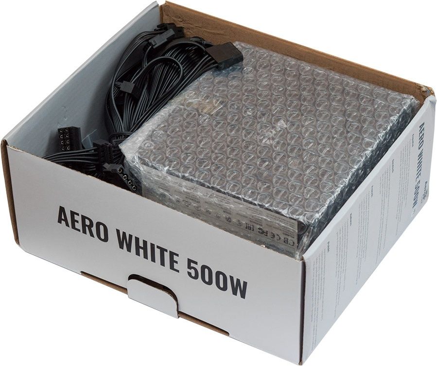 Aero white 500w. AEROCOOL Aero White 500w. AEROCOOL White 500w.