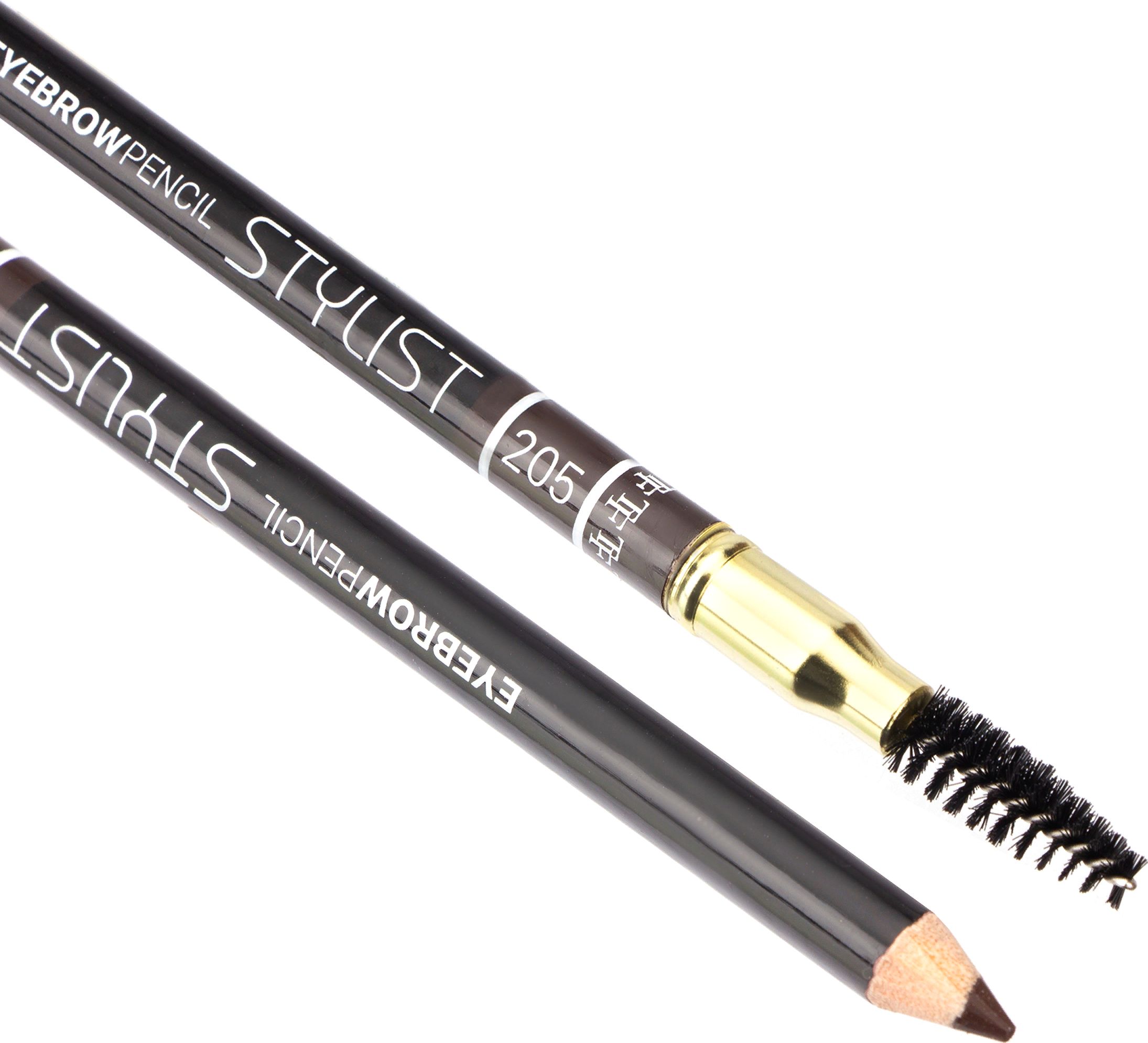 Стойкий карандаш для идеальных бровей #2 коричневый Tinchew Triangle Eyebrow Pen