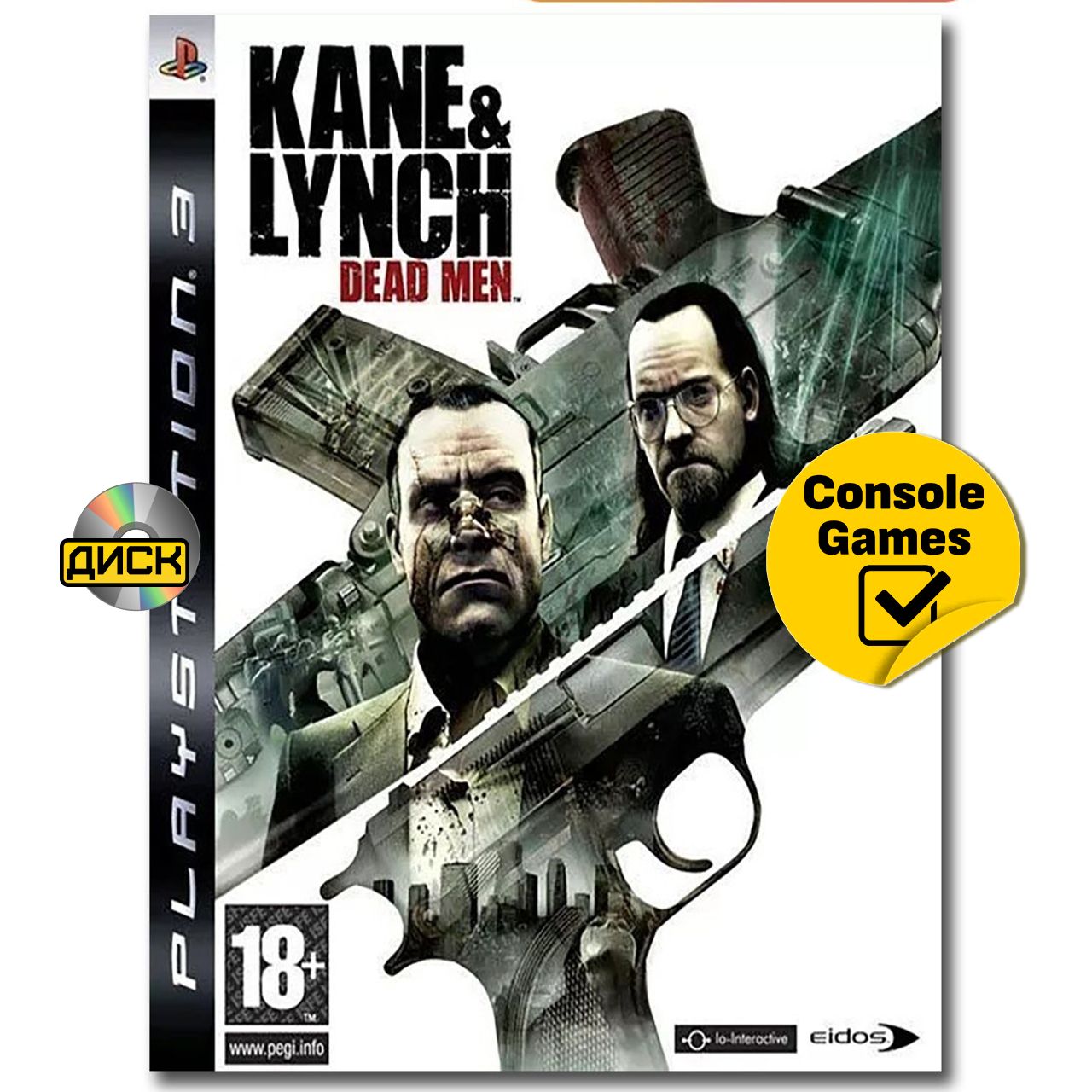 PS3 Kane & Lynch Dead Men. Товар уцененный