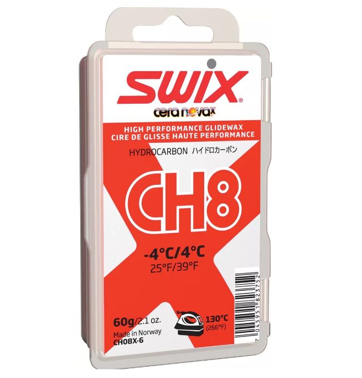 Парафин скольжения SWIX -4...+4 CH8X, 60г