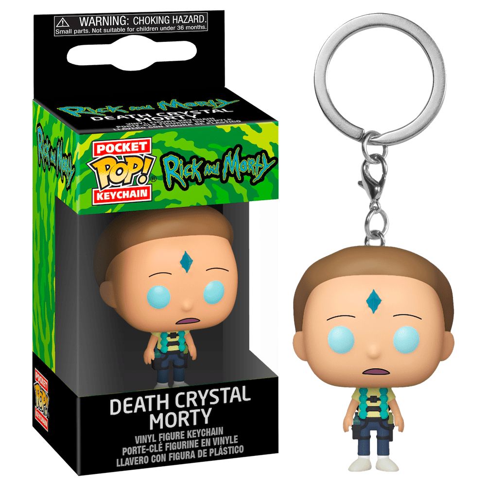 Брелок Морти Кристалл Смерти Death Crystal Morty Keychain из сериала Рик и  Морти - купить с доставкой по выгодным ценам в интернет-магазине OZON  (1363412402)