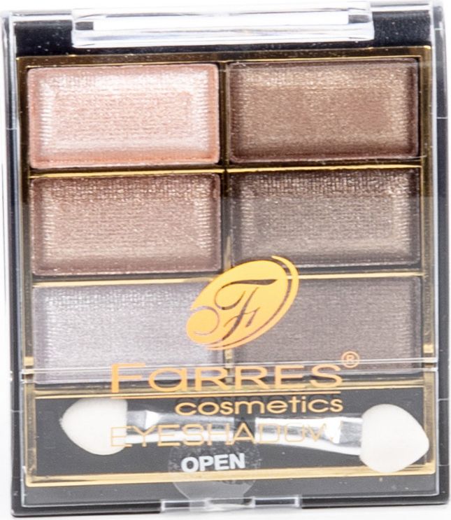 FarresCosmetics/ФарресКосметикТенидлявектон04коричневые,6оттенков,10.5г/декоративнаякосметика