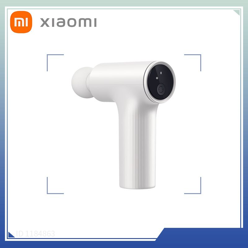 новаямодельМассажерперкуссионныйXiaomiMassageGun2(2024год)MJJMQ04YMЖемчужно-белый