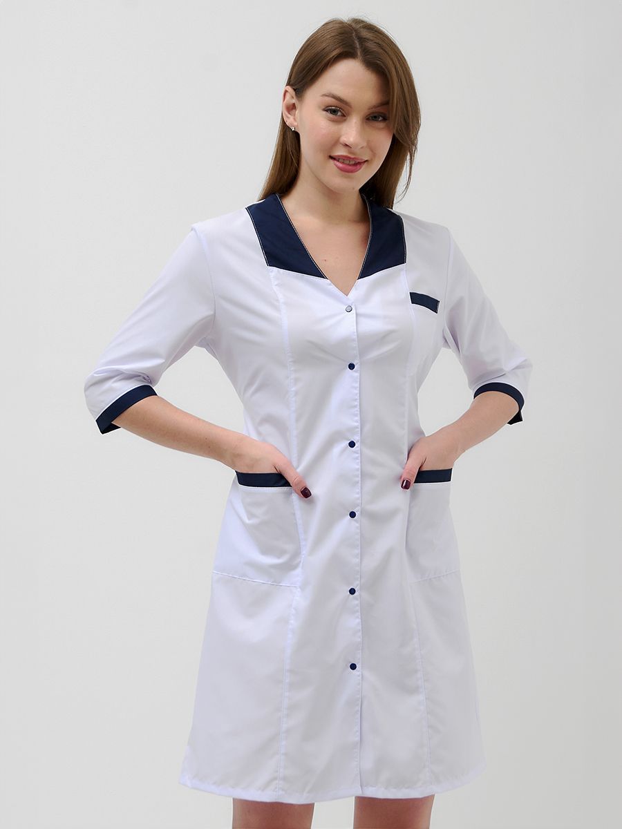 Халат медицинского стиля женский