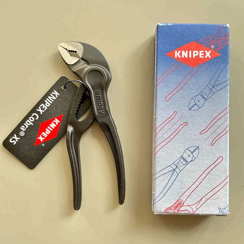 KNIPEXTools8700100CobraXSПлоскогубцыдляводяныхнасосов4-дюймовыемногофункциональныеплоскогубцы100мм