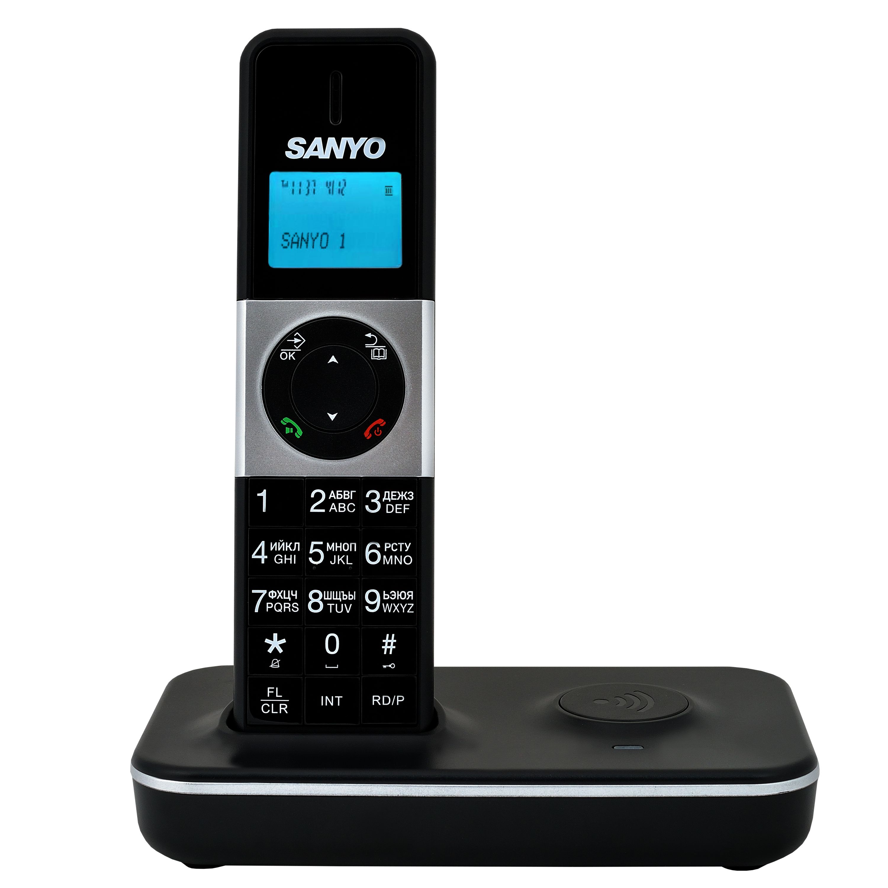 Радиотелефон домашний Телефон DECT Sanyo RA-SD1002RUS - купить с доставкой  по выгодным ценам в интернет-магазине OZON (1388696584)