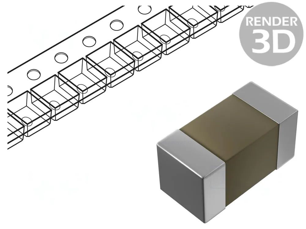 CC0805KKX5R7BB10650штКонденсаторкерамический,MLCC,10мкФ,16В,X5R,SMD,0805