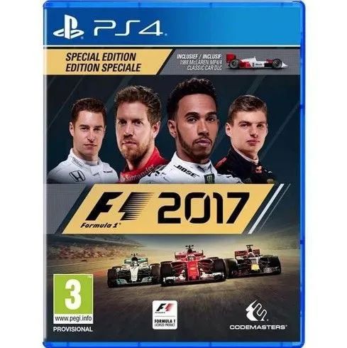 Игра F1 2017 (PlayStation 4, PlayStation 5, Русская версия)