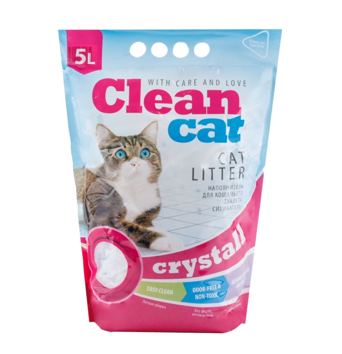 Crystal clean наполнитель для кошачьего туалета 20 л