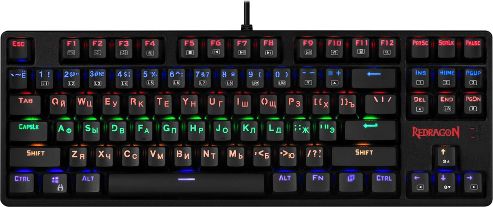 Игровая клавиатура механическая Redragon Daksa, радужная подсветка  #1