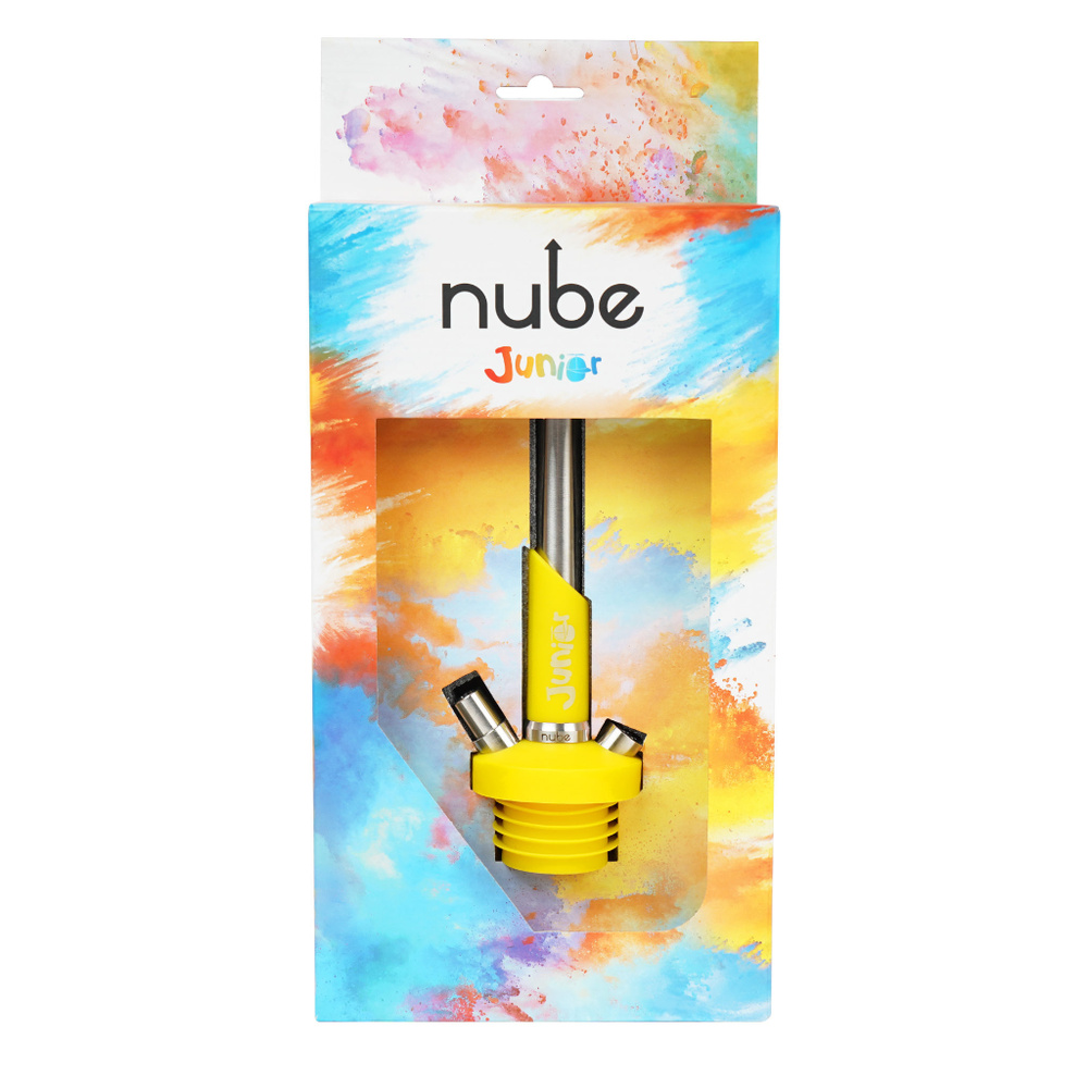 Шахта с мундштуком для кальяна на силиконовом основании Nube Junior Yellow (желтый)  #1