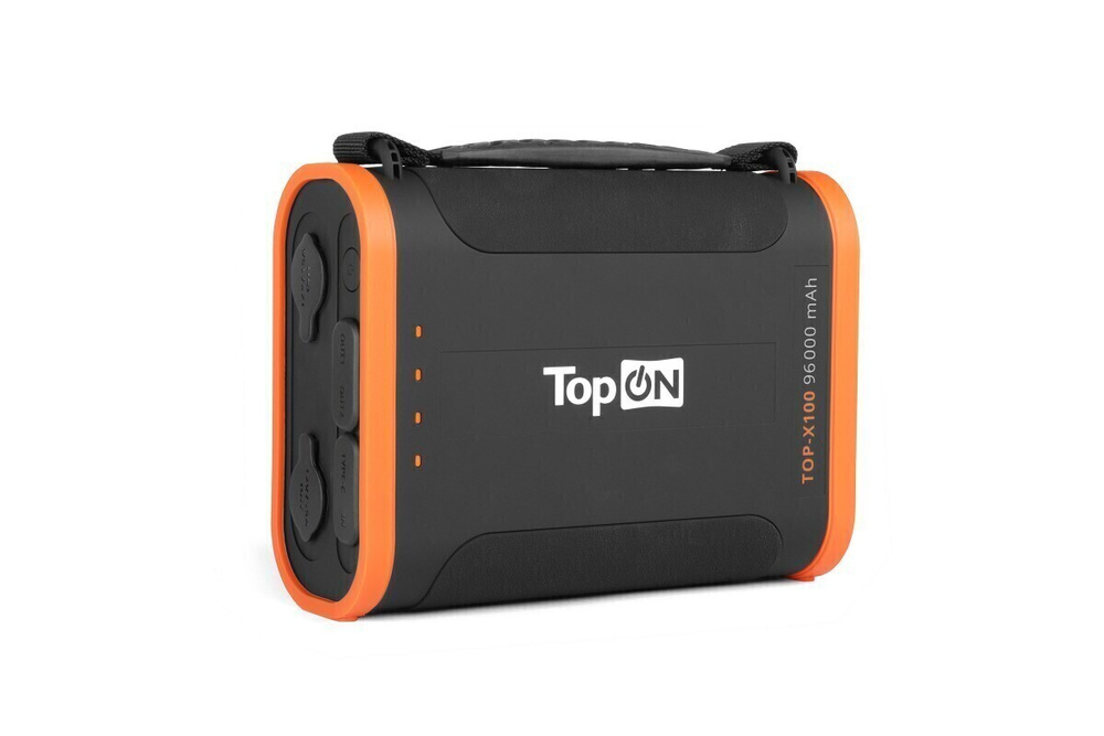 Внешний аккумулятор TopON TOP-X100 96000mAh USB-C PD3.0 60W, USB1 QC3.0, USB2 12W, 2 авторозетки 180W. #1
