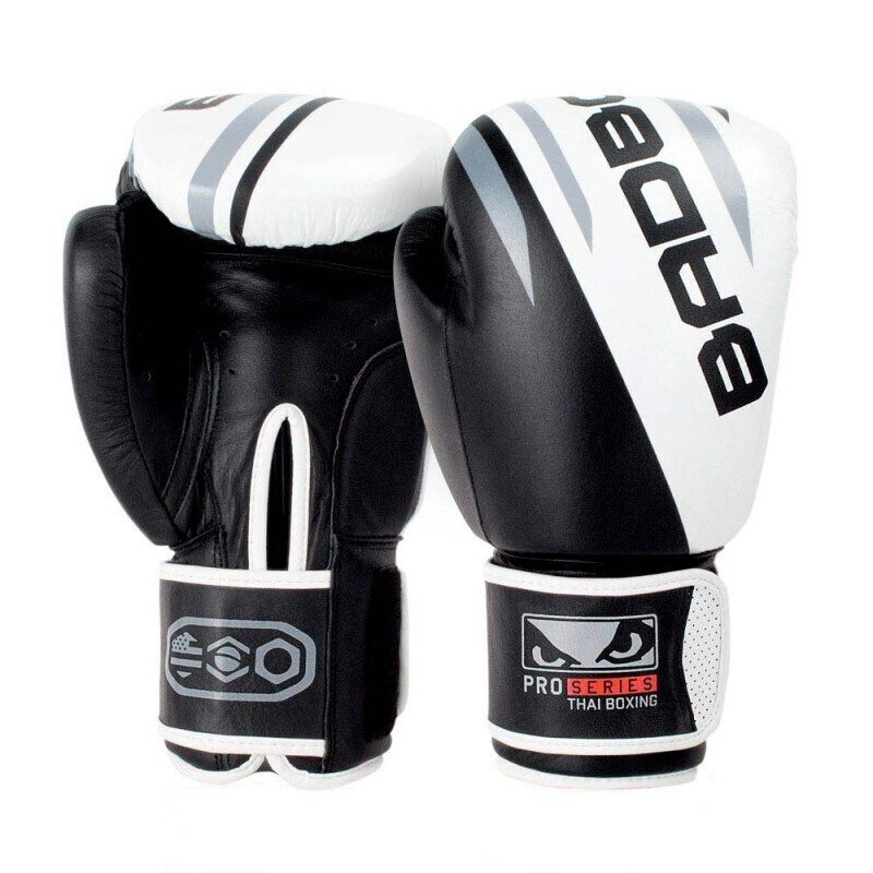 black and white boxing gloves