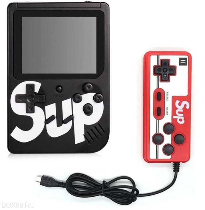 Портативная игровая приставка SUP Game Box Plus 400 в 1 + джойстик (геймпад)  #1