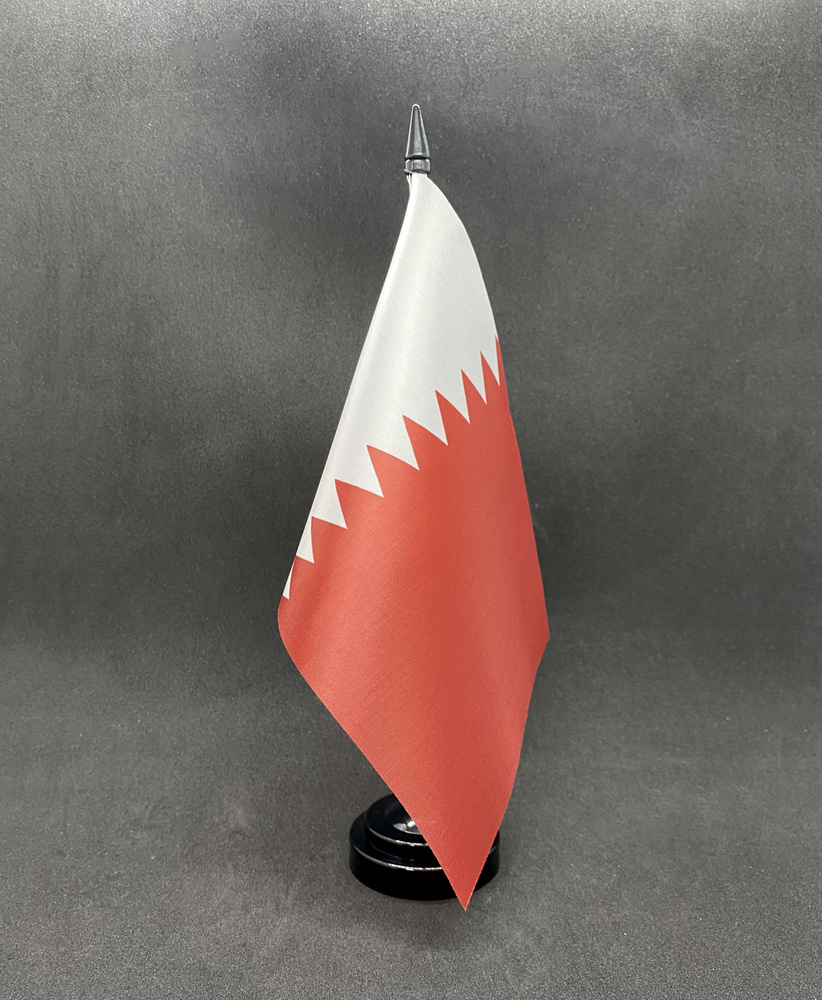 Катар. Настольный флаг на подставке, 30 см #1