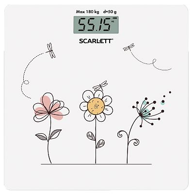 Напольные весы Scarlett SC-BS33E025, слоновая кость #1