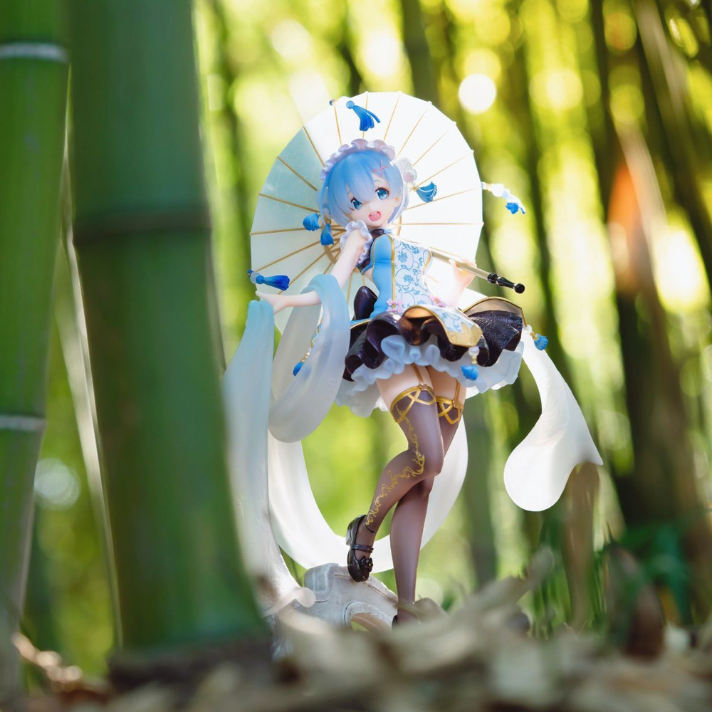 Аниме фигурка Rem 1/7 Qi lolita Re:Zero 28cm