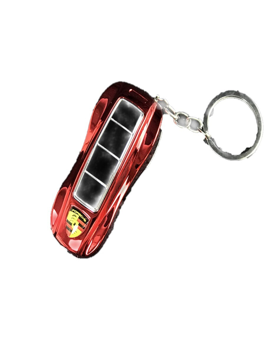 Сувенирный брелок-зажигалка - подарок в виде машины ( надпись Porsche ...