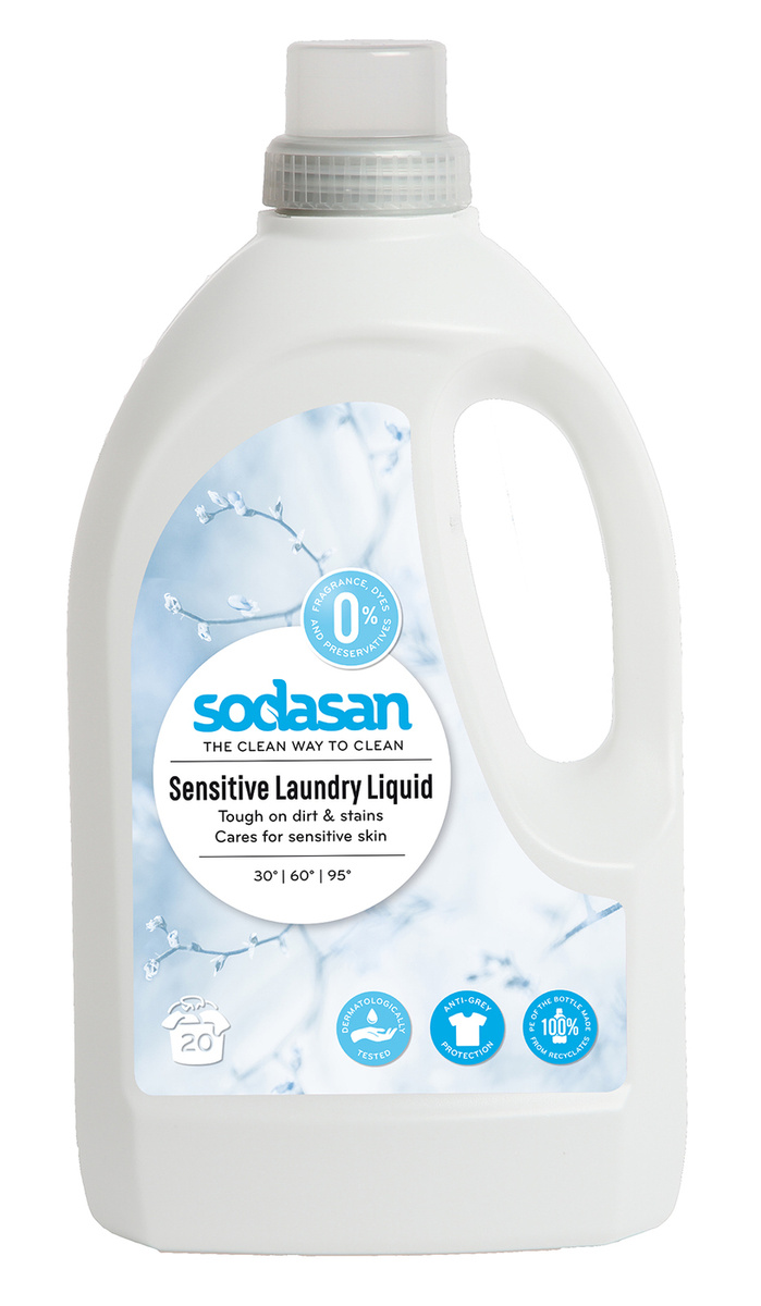 Sodasan Экологическое универсальное жидкое средство для стирки детских изделий и для чувствительной кожи #1