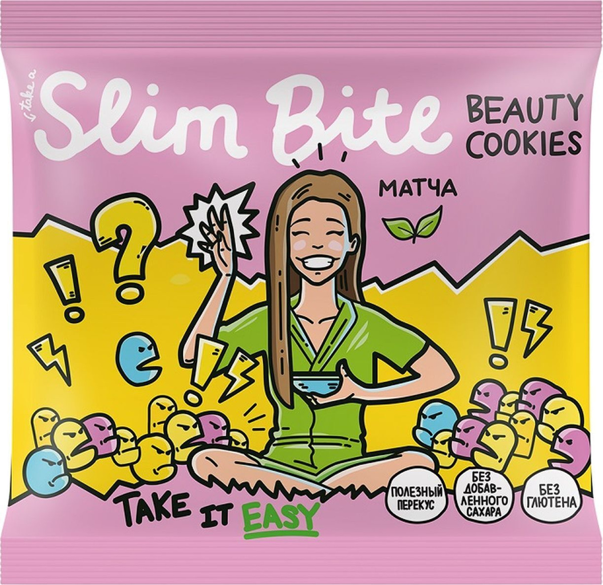 Печенье Slim Bite "Матча" (без сахара и глютена), 115 гр #1