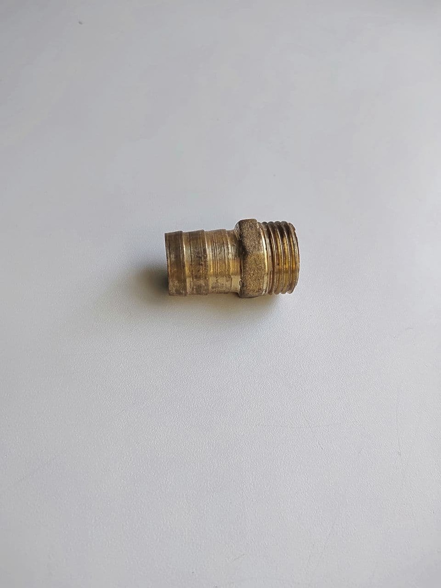 Штуцер для шлангов диаметром 16мм и наружной резьбой 1/2 дюйма, 20001 ...