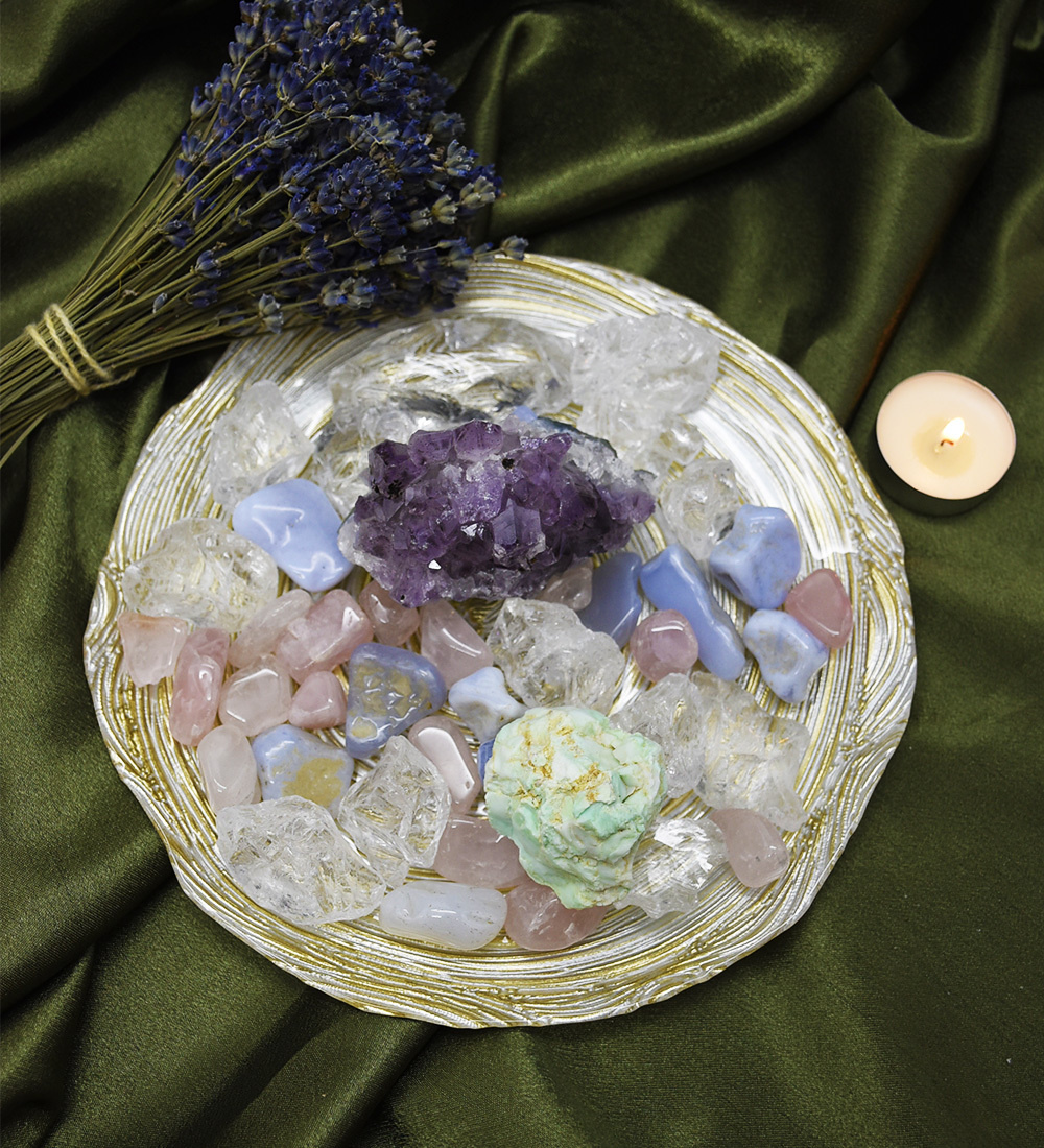 Набор натуральных камней и минералов "Защита от негатива" — купить в ...