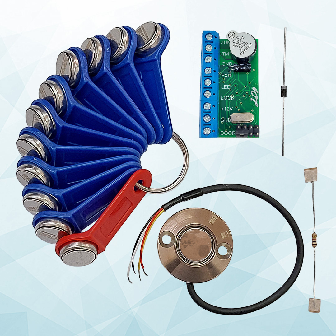 Z-5R контроллер + считыватель магнитных ключей + комплект записанных ...