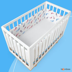 Бортики в детскую кроватку для новорожденных / Комплект в кроватку для мальчика и девочки / Защитный бортик для детской кровати / Подарок для ребенка. Выбор покупателей
