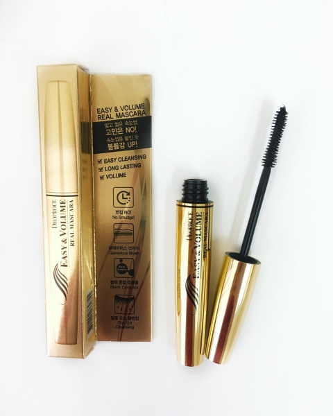 Deoproce Тушь EASY & VOLUME REAL MASCARA, 8мл - купить с доставкой по ...