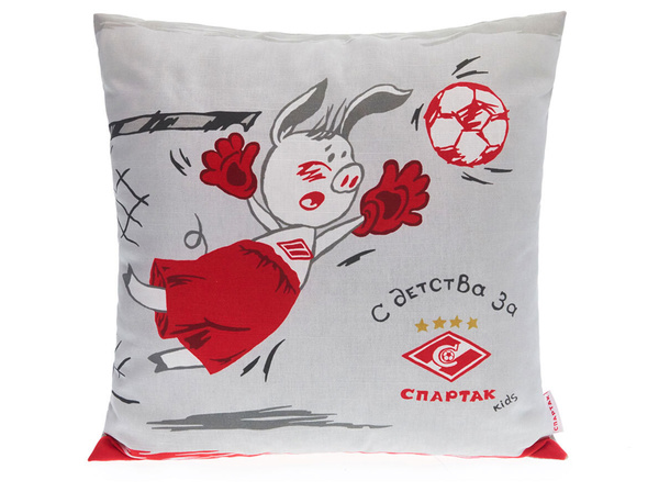 Подушка декоративная " Спартак GOALKEEPER" 40x40 - купить по низкой ...
