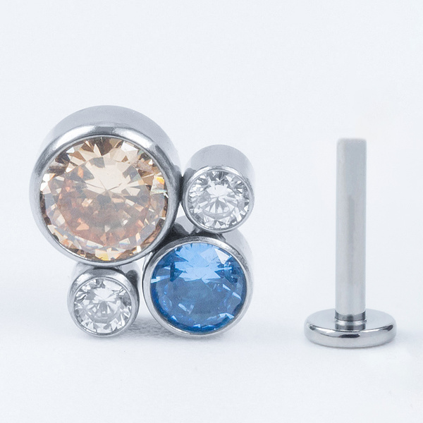 Пирсинг Implant Grade лабрет в ухо, хрящ, хеликс, трагус, конч, мочка ...