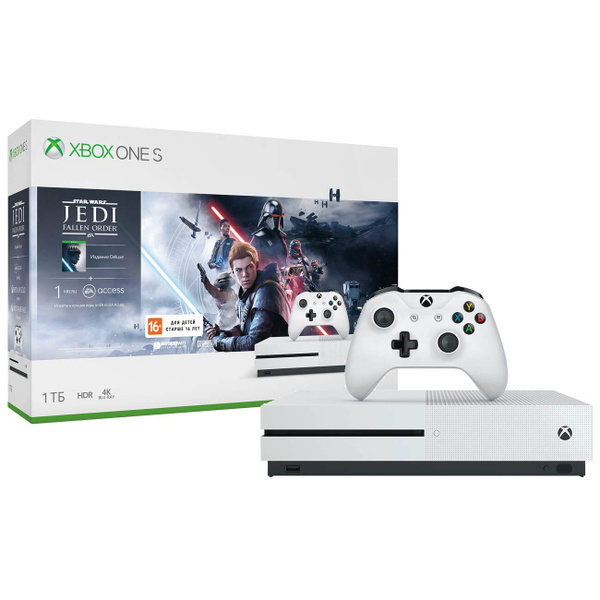 Xbox Игровая консоль One Microsoft S 1TB + Star Wars Jedi: Fallen Order ...