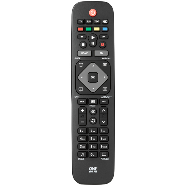 Пульт ДУ One For All URC1913 для ТВ Philips - купить по выгодной цене в ...