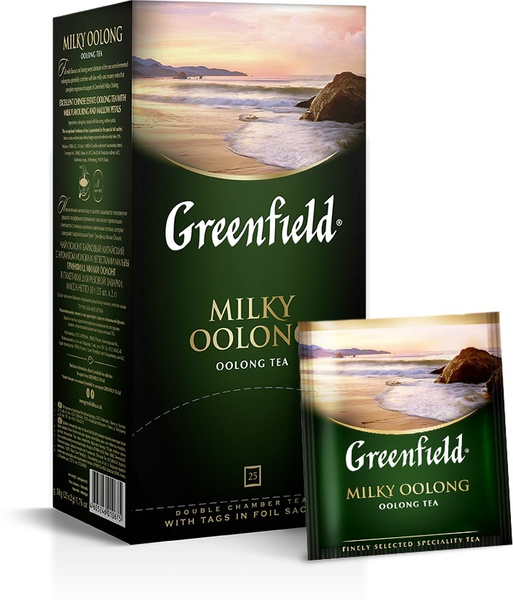 Чай в пакетиках улун Greenfield Milky Oolong, 25 шт - купить с ...