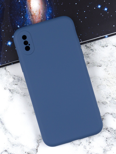 Чехол силиконовый на телефон Apple iPhone XS, X противоударный с ...