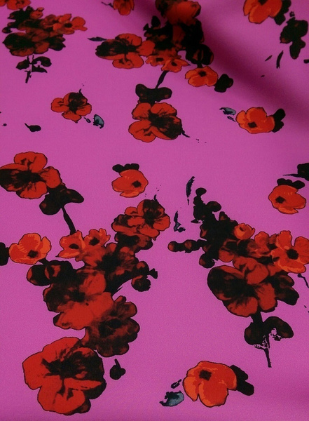 Ткань Неопрен двусторонний красный Италия - купить с доставкой по ...