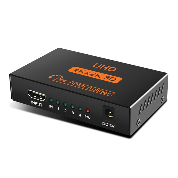 Разветвитель HDMI с 1x до 4x HDMI 4K Активный - купить с доставкой по ...