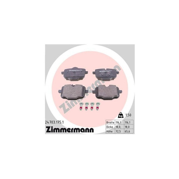 Колодки тормозные Zimmermann 247031751 - купить по низким ценам в ...