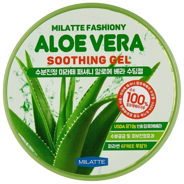 Milatte Крем (гель) увлажняющий для лица и тела с алоэ Fashiony Aloe ...