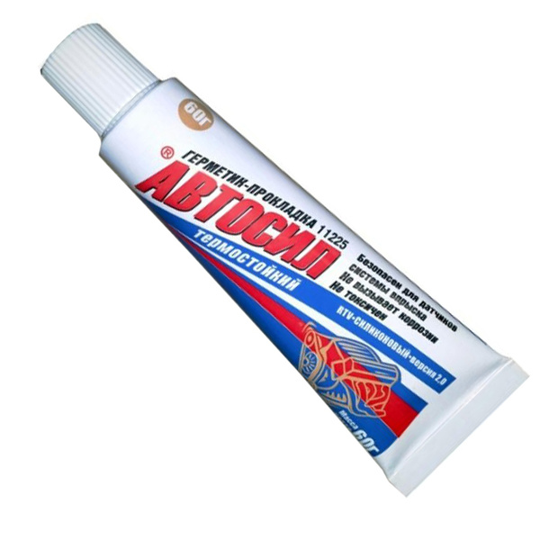 Герметик-прокладка АВТОСИЛ 11225 силиконовый, серый, 60 гр - купить по ...