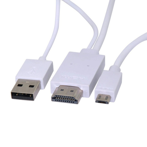 Кабель переходник-адаптер MHL - HDMI - Micro USB для подключения ...