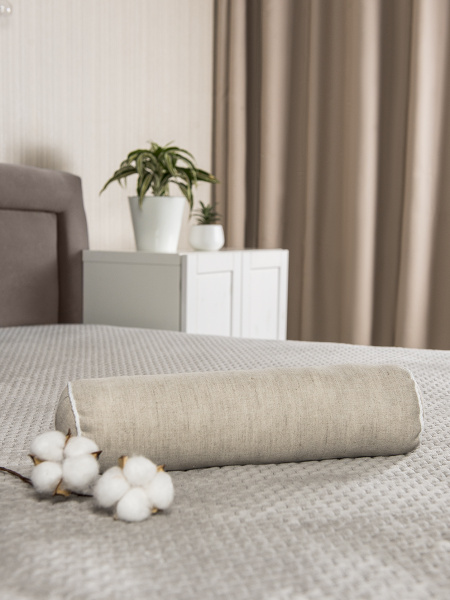 Валик для спины и поясницы из натурального льна Bio-Textiles - купить в ...
