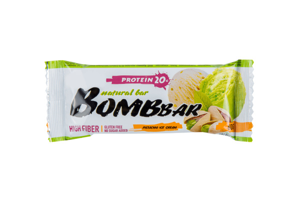 Батончик протеиновый Bombbar "Фисташковый пломбир", 60 г - купить с ...