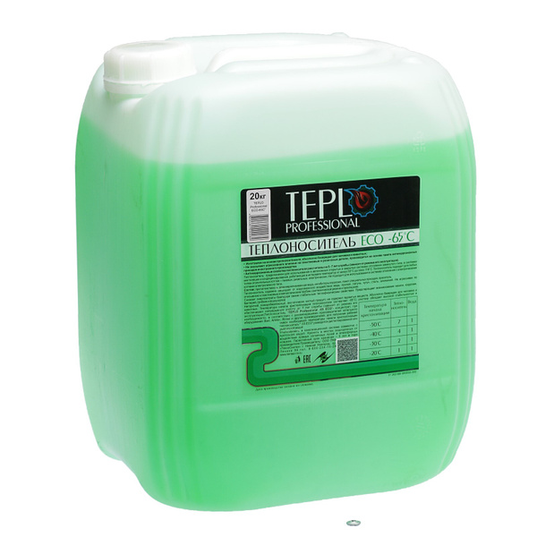 Теплоноситель TEPLO Professional ECO - 65, основа пропиленгликоль ...