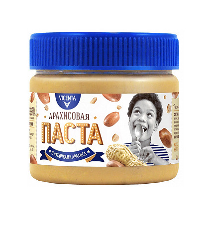 Vicenta Паста Арахисовая с кусочками арахиса, 250г купить на OZON по ...